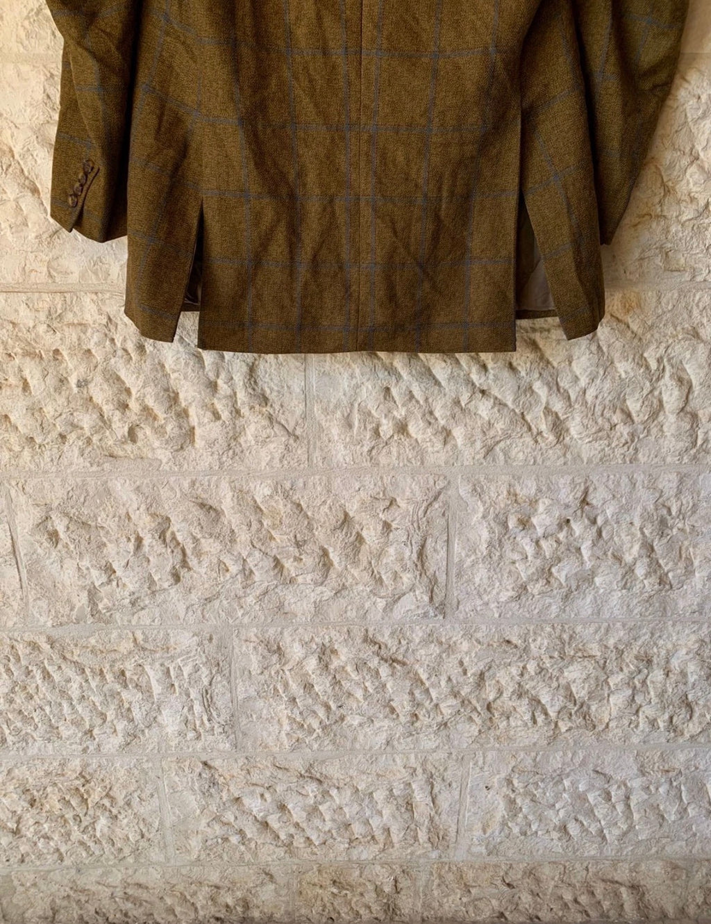 Vintage Eduard Dressler pure wool Windowpane hunting jacket blazer 42R