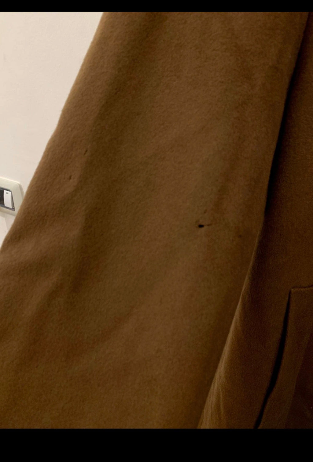 Vintage Bugatti pure wool classic brown long raglan over coat 46R XL