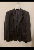 Vintage Daks DD London pure wool Windowpane hunting jacket blazer 48R 48L