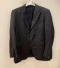 Vintage Wilvorst superfine pure wool classic peak lapel suit jacket blazer 48L