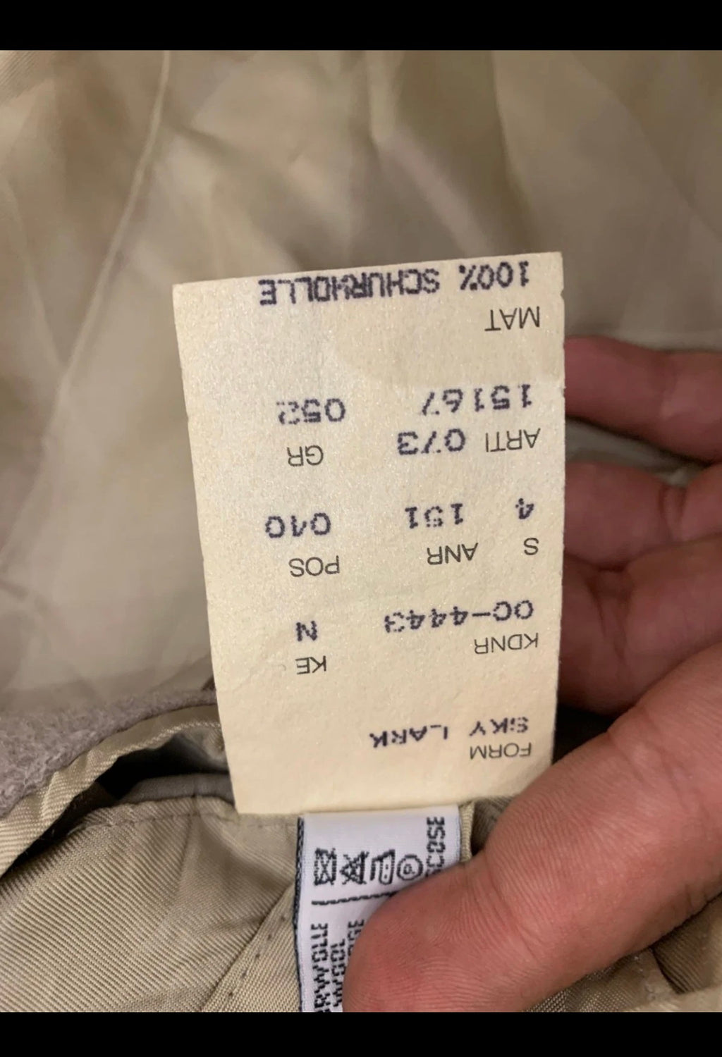 Vintage Hugo Boss classic pure Wool beige long over coat 50R 2XL