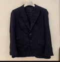the custome house pure wool classic navy suit jacket blazer 40R 40L