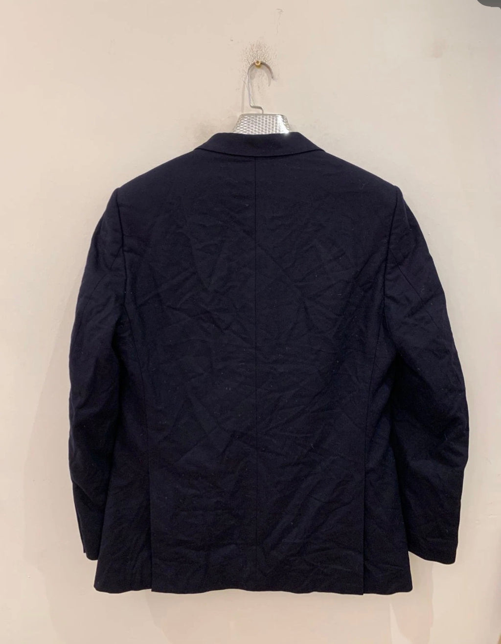 the custome house pure wool classic navy suit jacket blazer 40R 40L