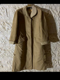 Vintage Merino Wool Cashmere classic camel beige over coat 44 L 14
