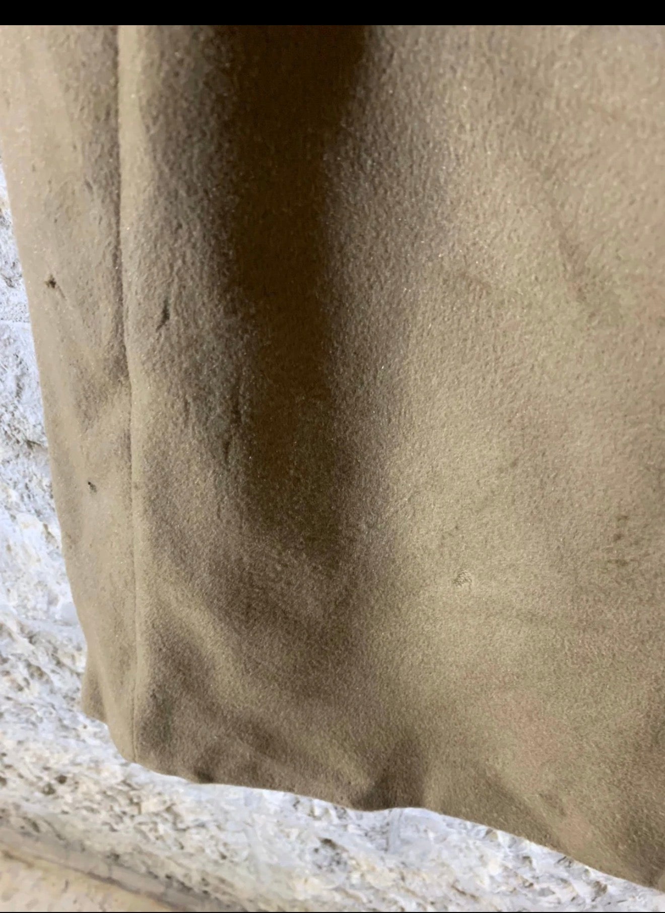 Vintage Merino Wool Cashmere classic camel beige over coat 44 L 14