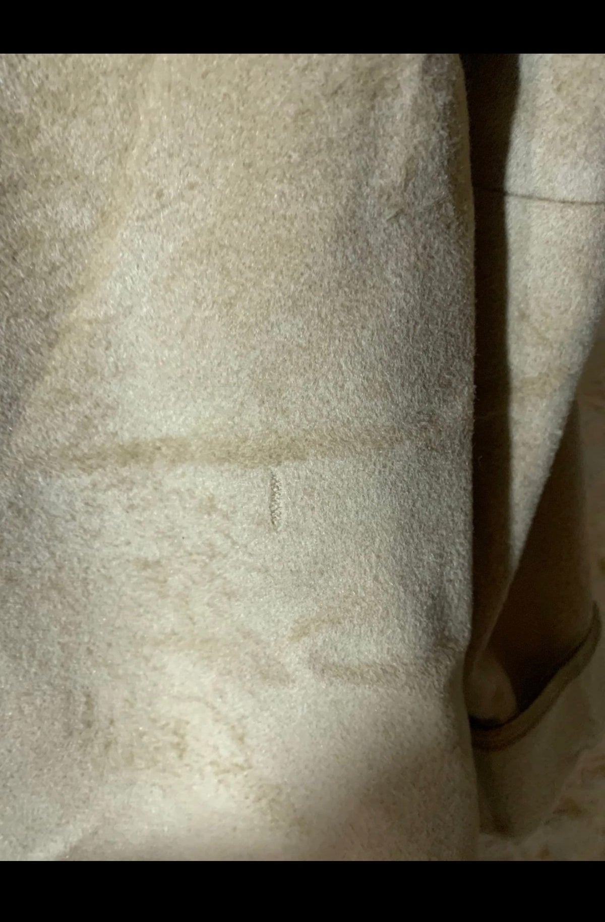 Vintage Merino Wool Cashmere classic camel beige over coat 44 L 14