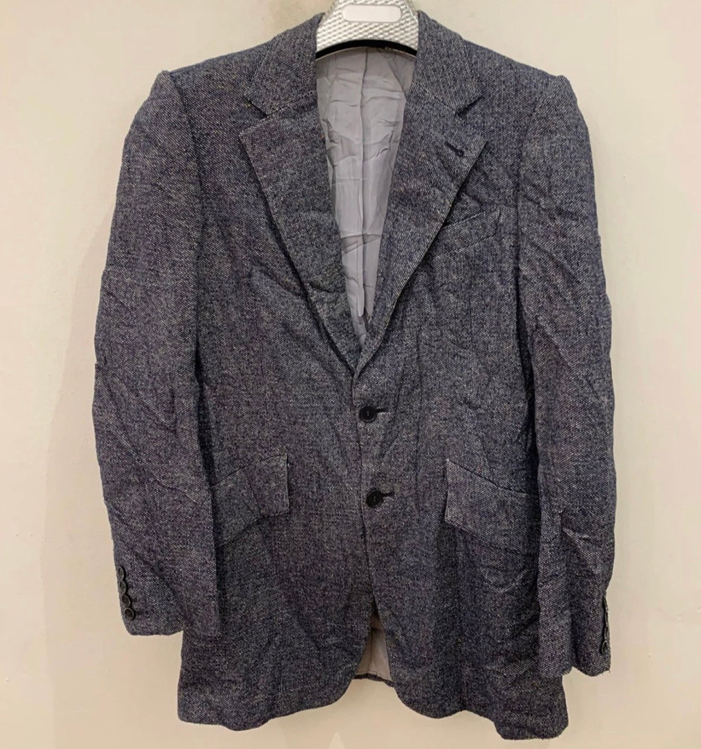 1970s Vintage wool blend tweed classic camouflage hunting jacket blazer 34R XS