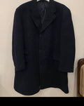 Vintage Dalcos Wool Cashmere blend classic Italian navy top over coat 48R XL