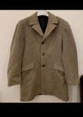 1970s Vintage Wool Mohair classic camel beige over coat 40R