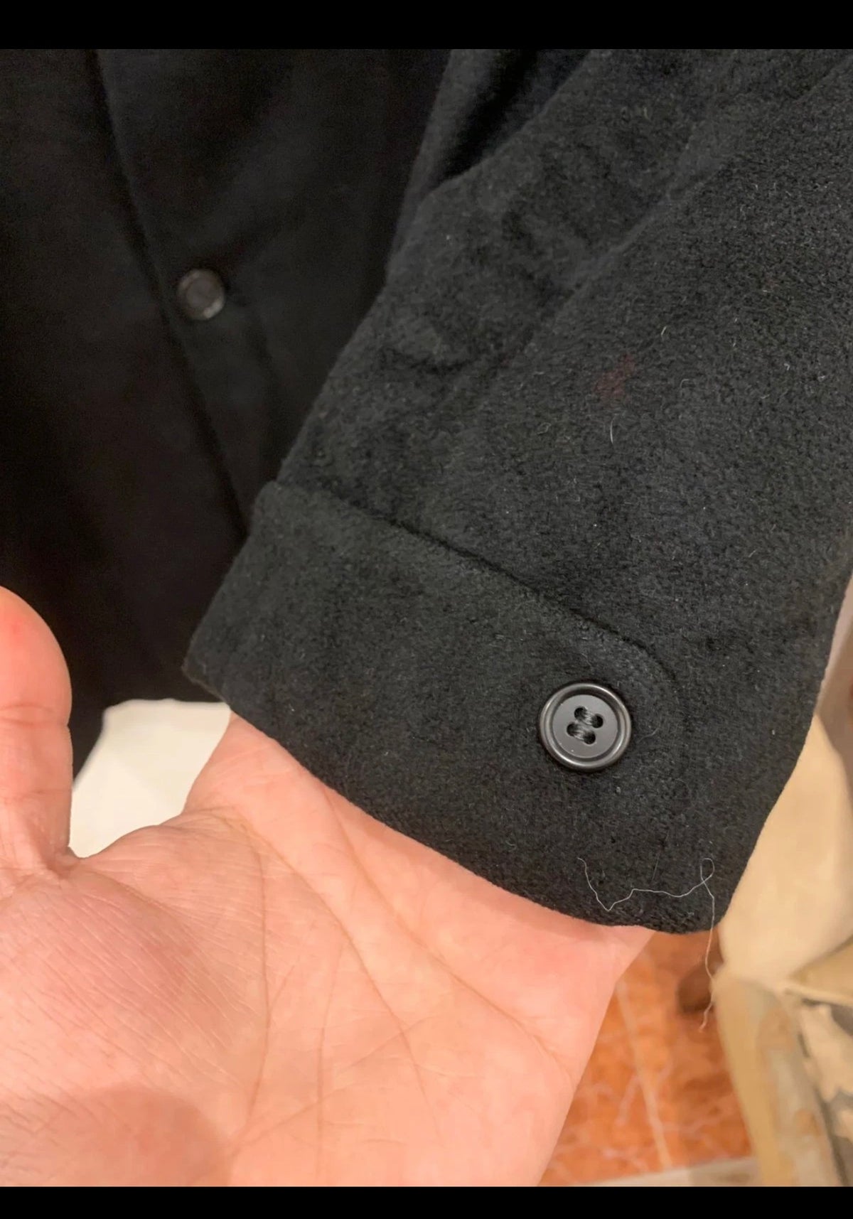 1960s Vintage 100% pure cashmere classic black suit over coat 50R 50L 2XL