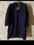 Vintage Tiroler Loden wool blend classic navy over coat 40R 42R