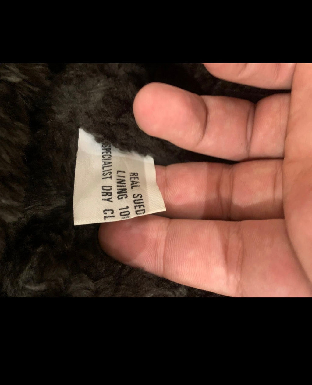 Vintage Classic genuine brown Suede double breasted jacket coat 18 XL 48
