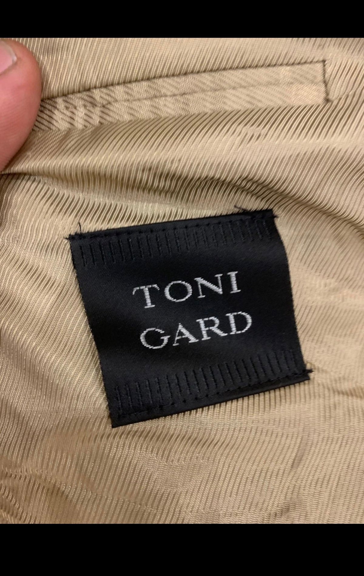 Vintage Toni Gard classic Wool Cashmere camel beige hunting jacket blazer 40R