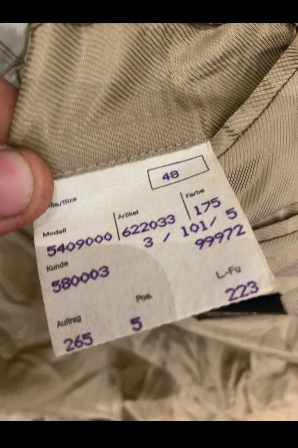 Vintage Toni Gard classic Wool Cashmere camel beige hunting jacket blazer 40R