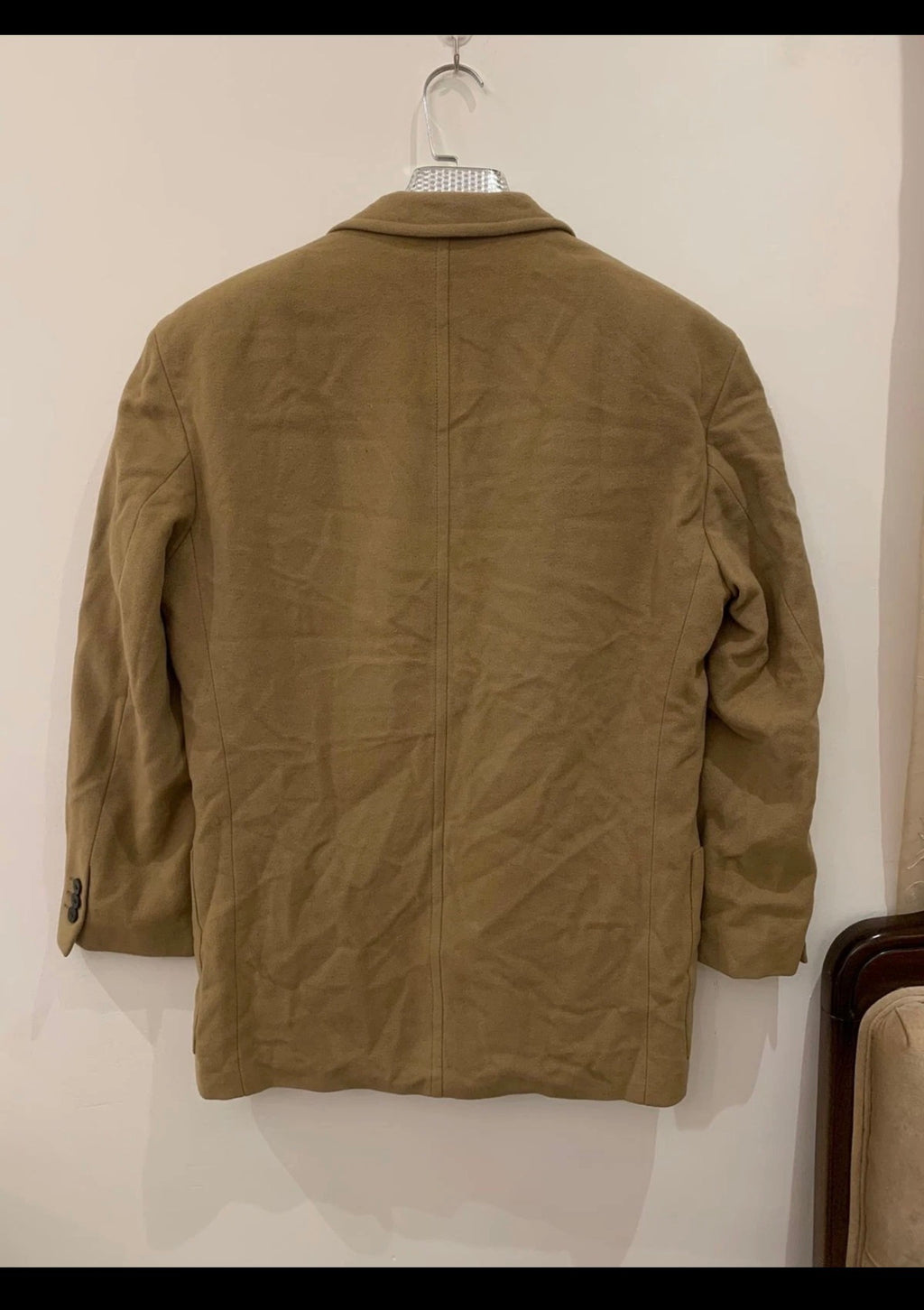 Vintage Toni Gard classic Wool Cashmere camel beige hunting jacket blazer 40R