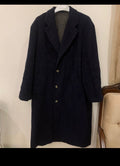 Vintage Stange wool cashmere classic navy over coat 48R XL