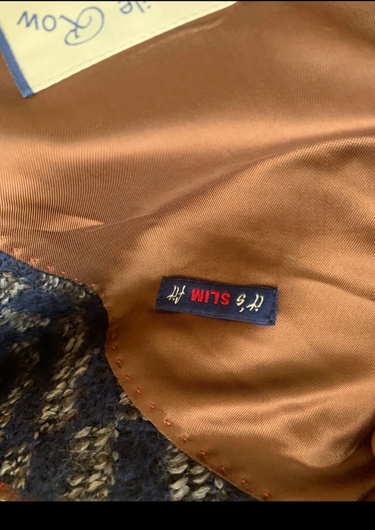 Classic unique style wool blend camouflage savile row slim over coat 42R 42L