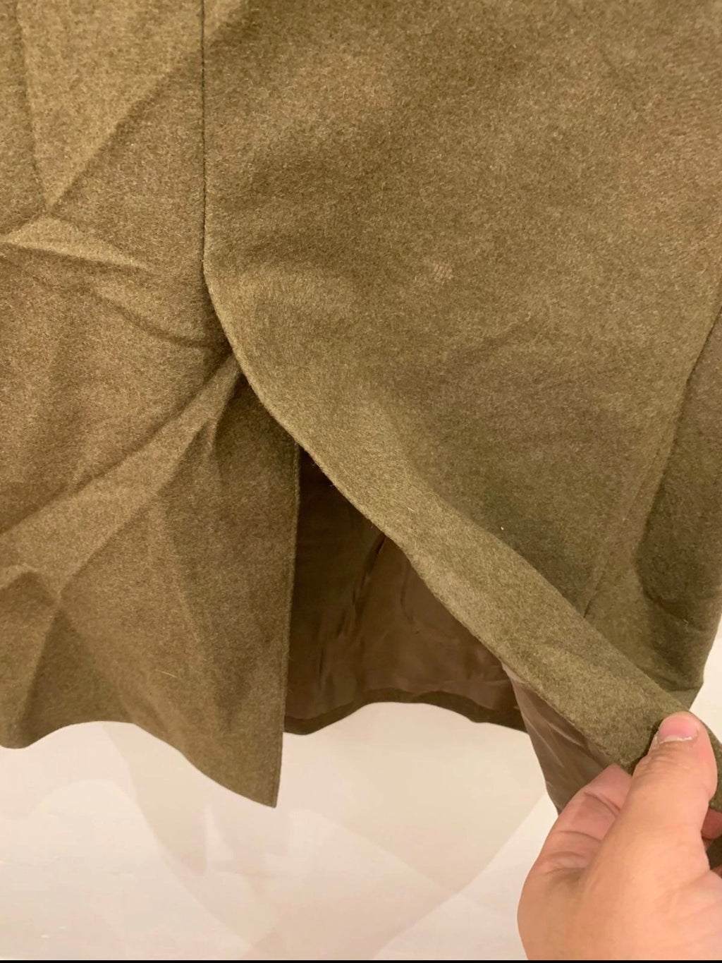 1960s Vintage military army pure Woollen wool db gold button over coat 42R 42L