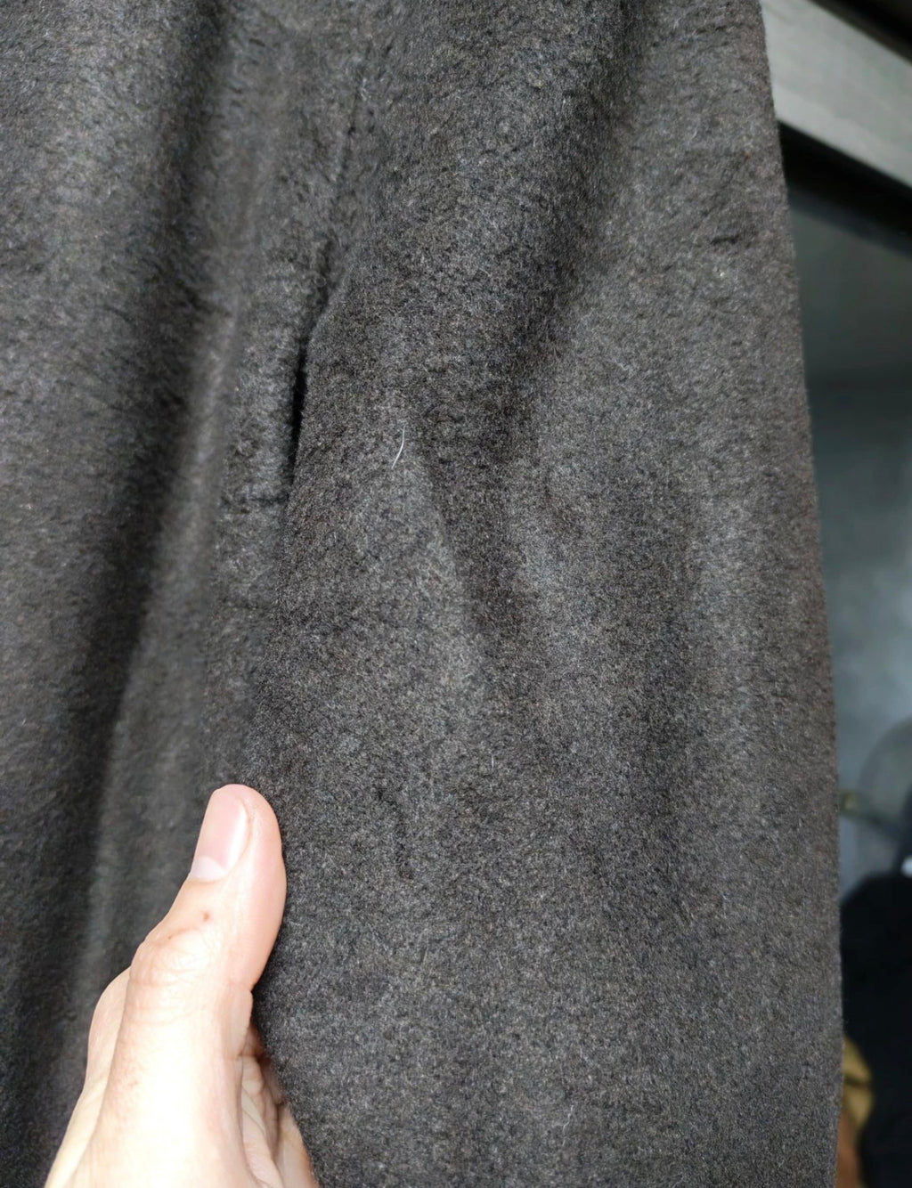 1960s Vintage cashmere wool USA union made classic brown over coat 46R 46L XL