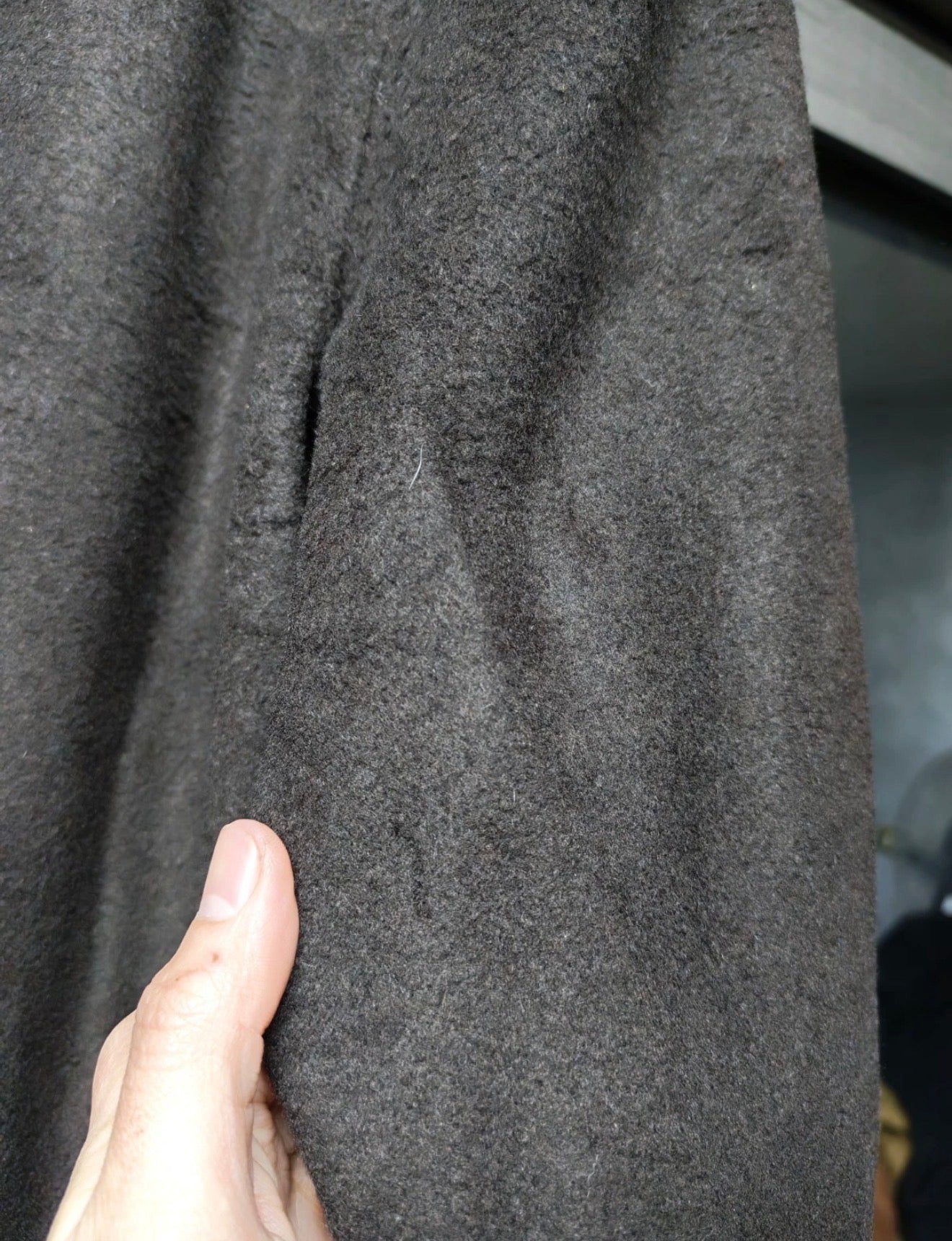 1960s Vintage cashmere wool USA union made classic brown over coat 46R 46L XL