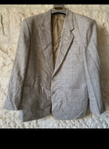 vintage classic Westbury wool blend beige plaid hunting jacket sport coat 44R
