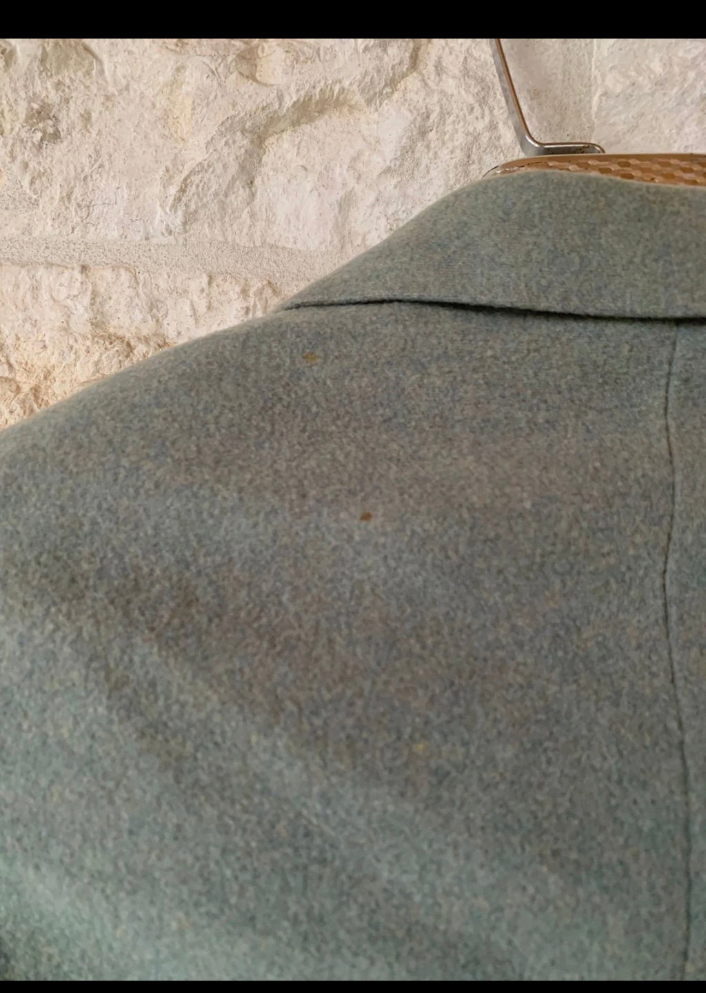 Vintage Gian Marco Venturi wool cashmere bluish green jacket blazer 42R