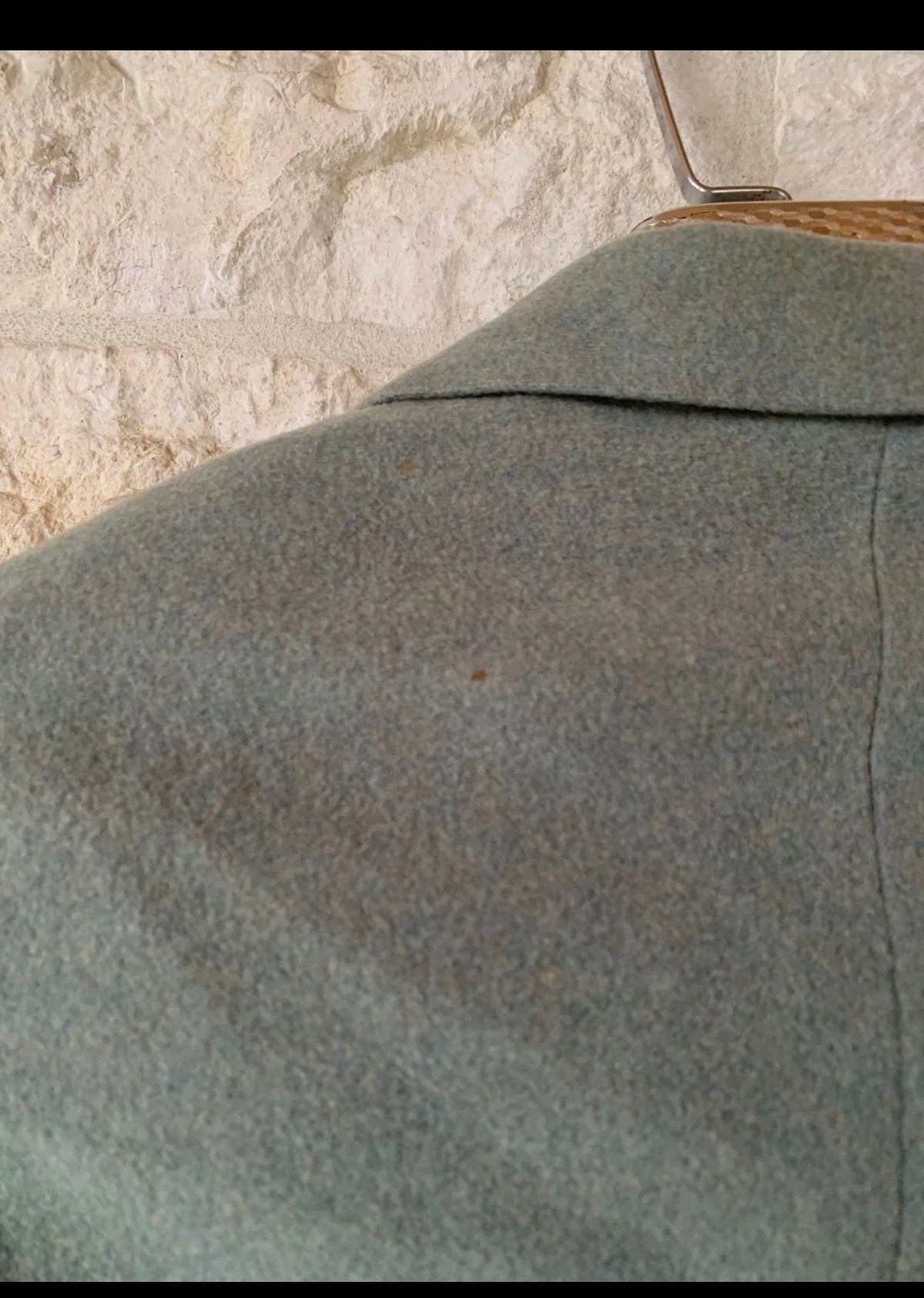 Vintage Gian Marco Venturi wool cashmere bluish green jacket blazer 42R