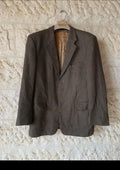 Vintage Hugo Boss Tataglia pure wool houndstooth classic jacket blazer 42R