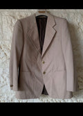 Vintage classic Westbury wool blend gold button beige jacket blazer 38R 36R