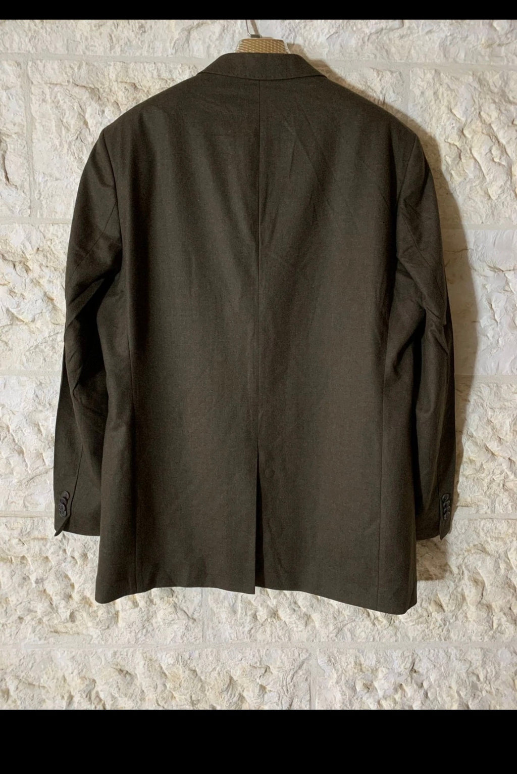 Vintage René Lezard superfine wool cashmere classic suit jacket blazer 44L