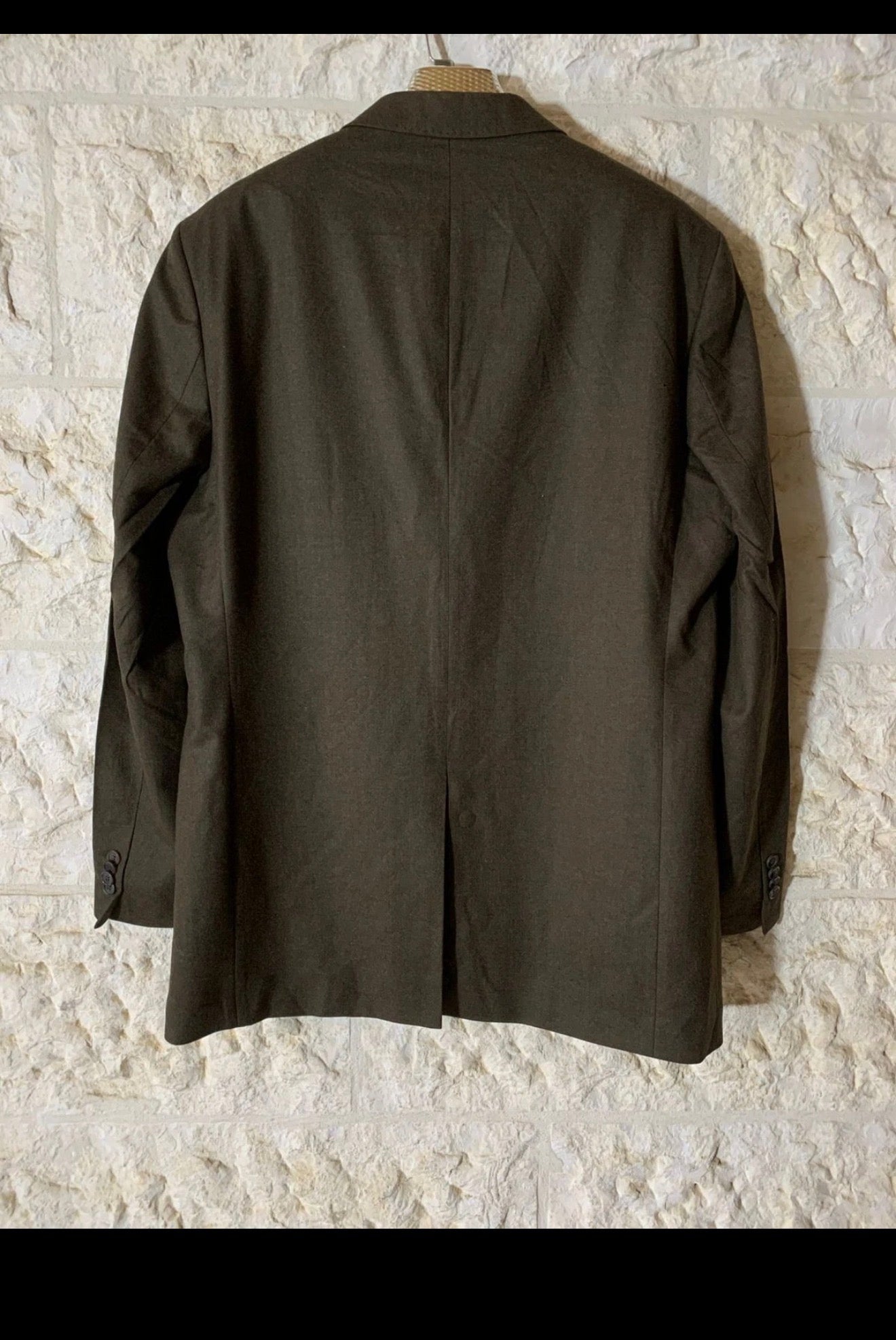 Vintage René Lezard superfine wool cashmere classic suit jacket blazer 44L