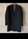 Hugo Boss Wool Cashmere Colombo classic black top over coat 42R