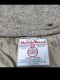 Vintage Harris Tweed pure handwoven wool brown hunting jacket blazer 40R