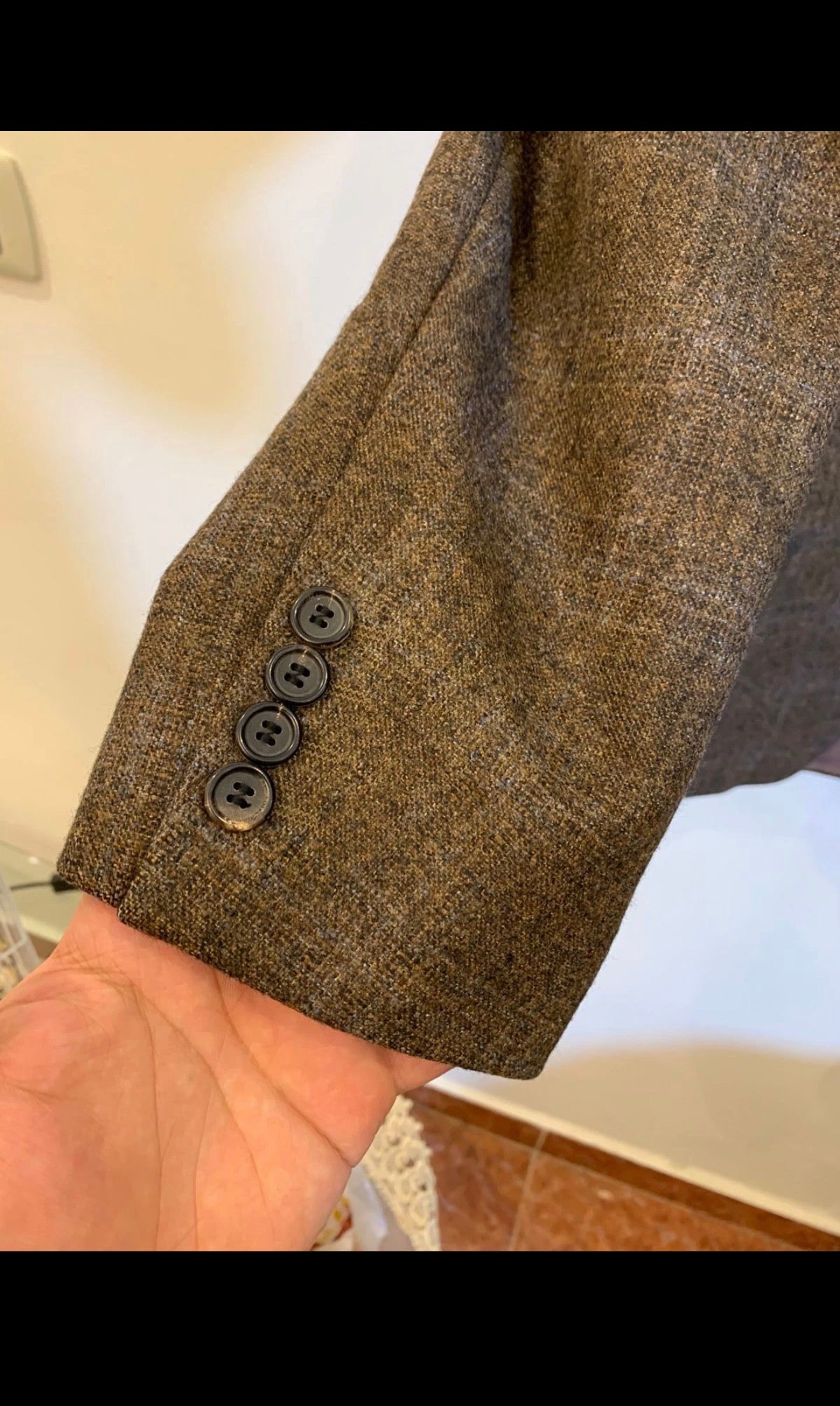 Vintage Hugo Boss 100% Zelanzer merino wool Loro Piana jacket blazer 44R 44L