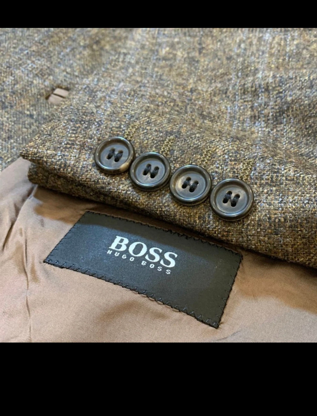 Vintage Hugo Boss 100% Zelanzer merino wool Loro Piana jacket blazer 44R 44L