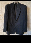 Vintage pure wool Tweed Windowpane classic hunting jacket blazer 40R 40S