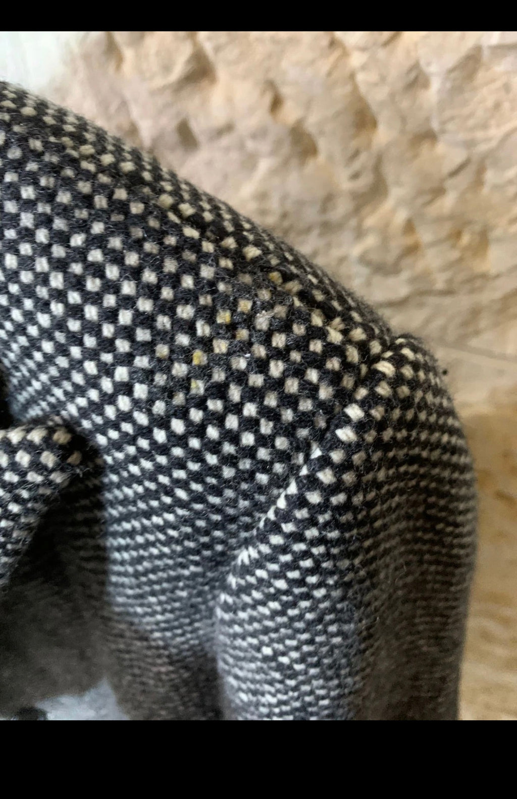 Classic vintage style wool blended gray peak lapel over coat 40L 40R