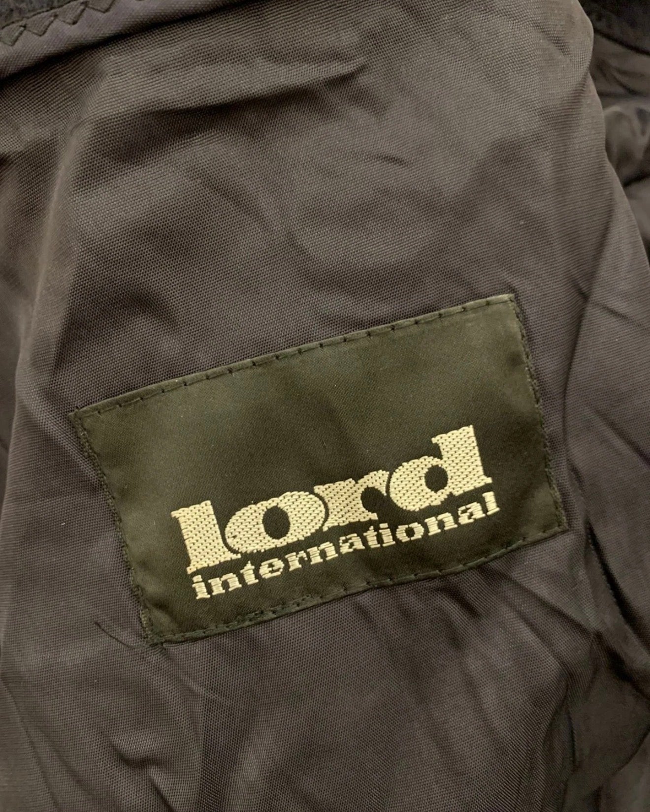 Vintage Lord pure wool belted navy classic raglan Loden over coat 40R