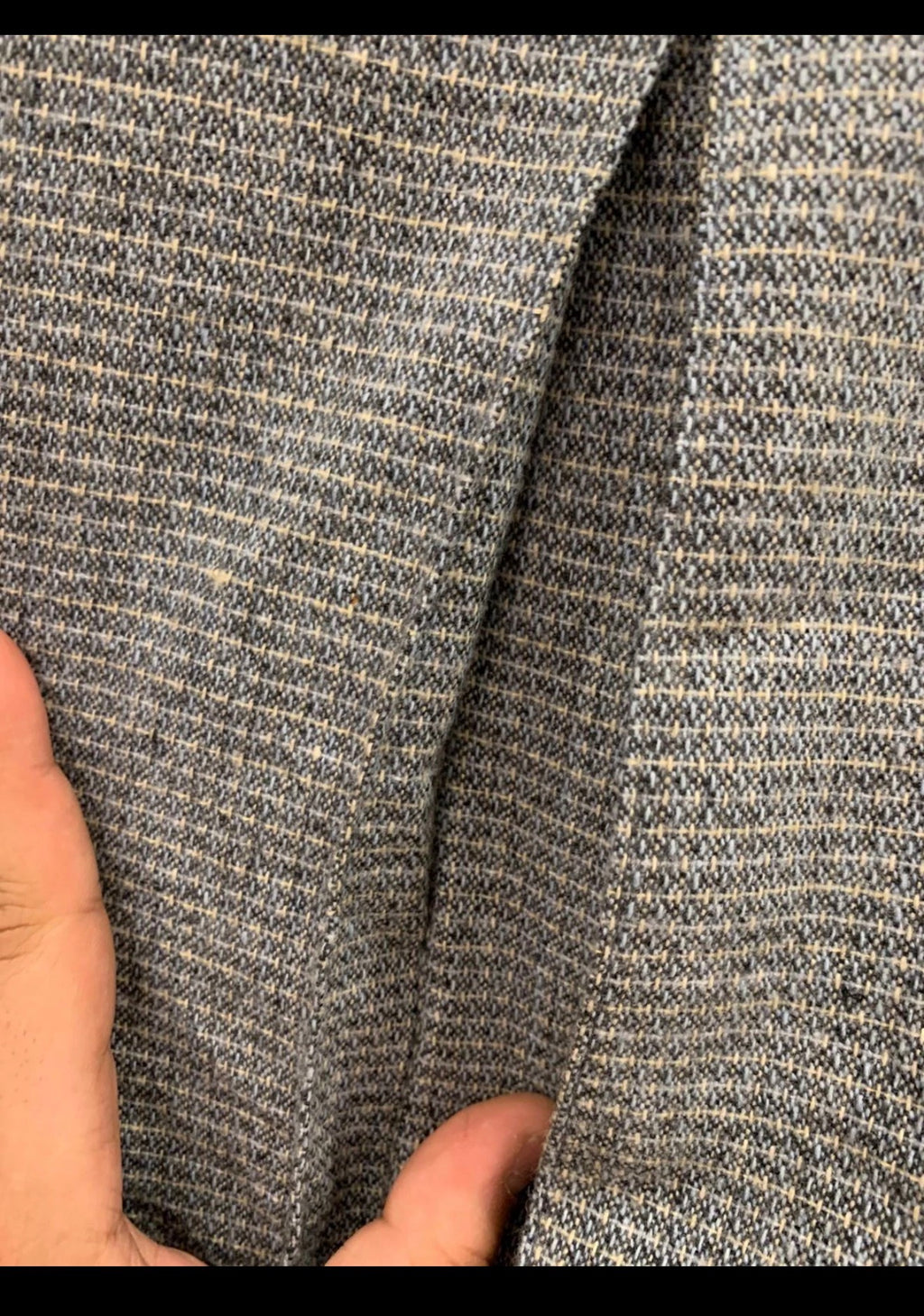 Vintage wool blend tweed classic belted Loden jacket blazer 46R XL