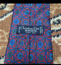 mens vintage Christian Dior Monsieur classic 100% all silk luxury neck tie