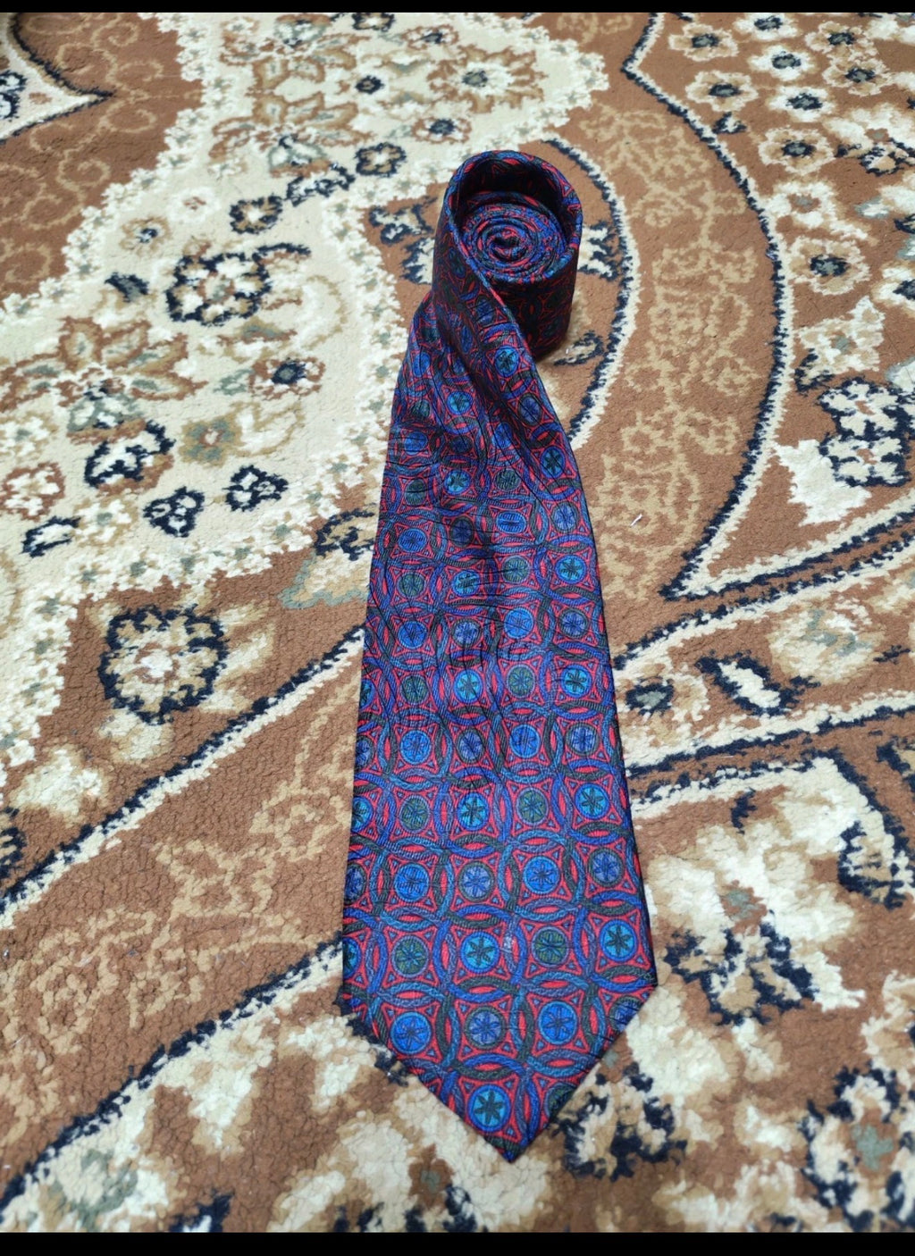 mens vintage Christian Dior Monsieur classic 100% all silk luxury neck tie
