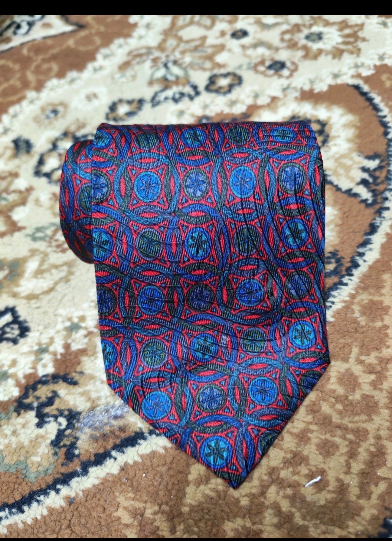 mens vintage Christian Dior Monsieur classic 100% all silk luxury neck tie