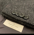 Vintage Ermenegildo Zegna Soft wool cashmere charcoal jacket blazer 44L