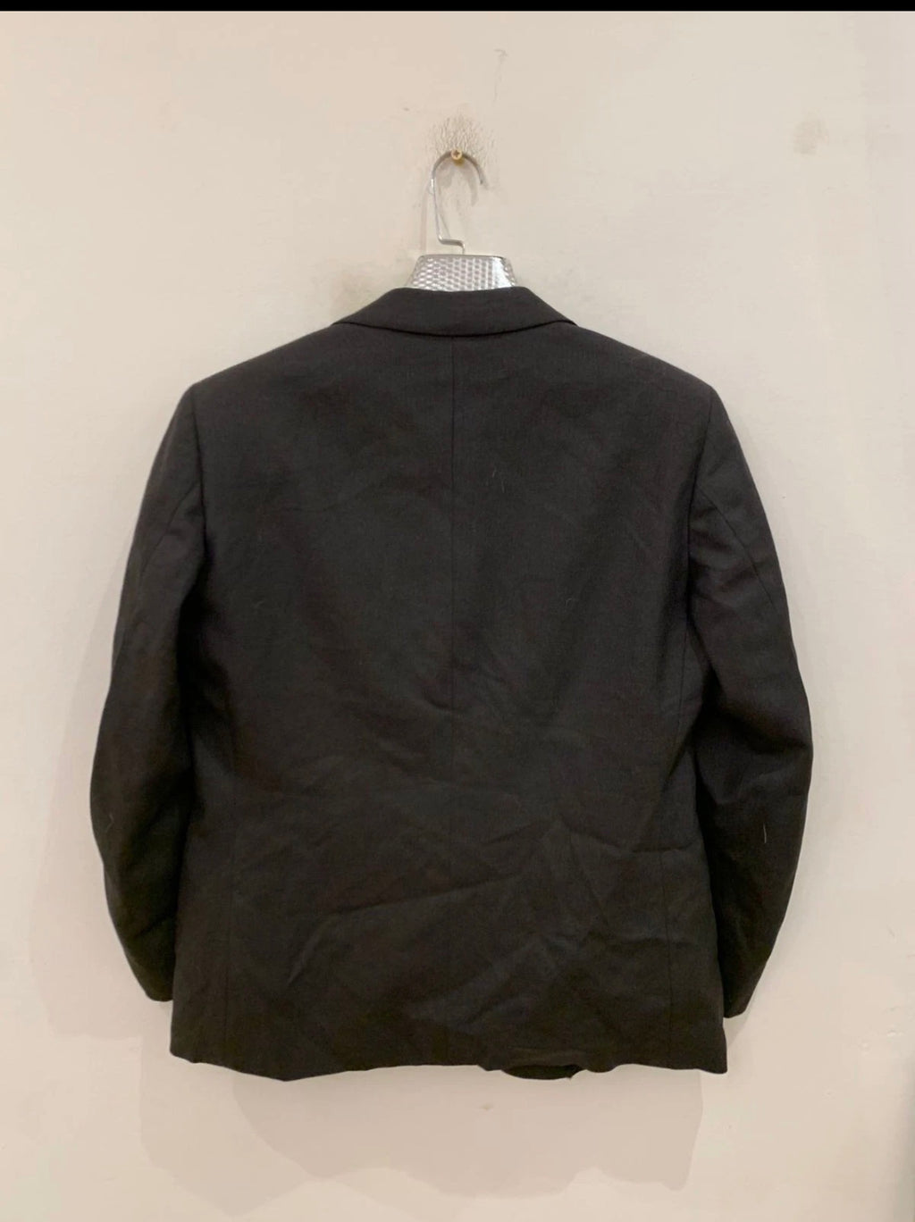 1970s Vintage all worsted wool classic rockabilly disco brown jacket blazer 38S