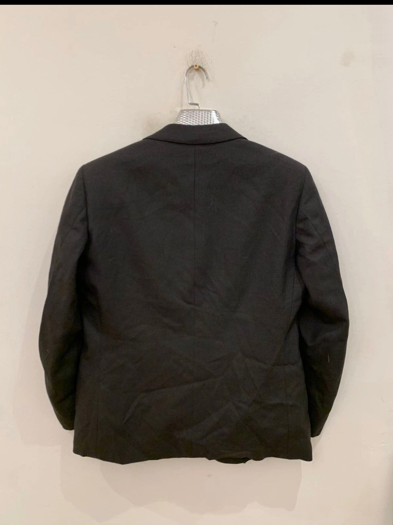 1970s Vintage all worsted wool classic rockabilly disco brown jacket blazer 38S