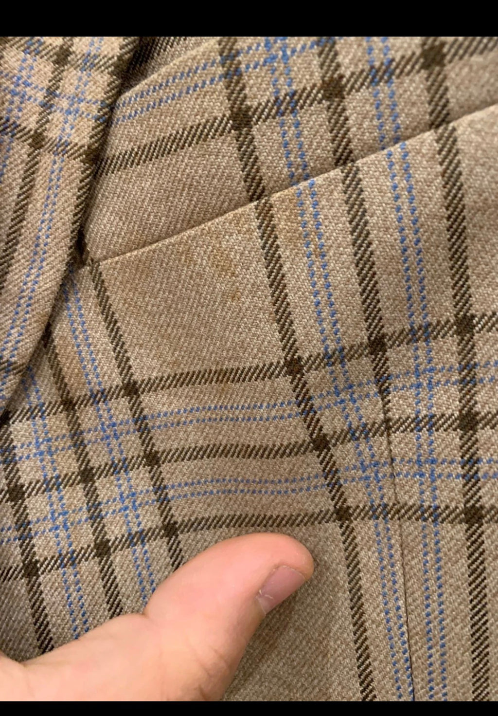 1970s Vintage plaid worsted wool classic rockabilly disco jacket blazer 42R 42L