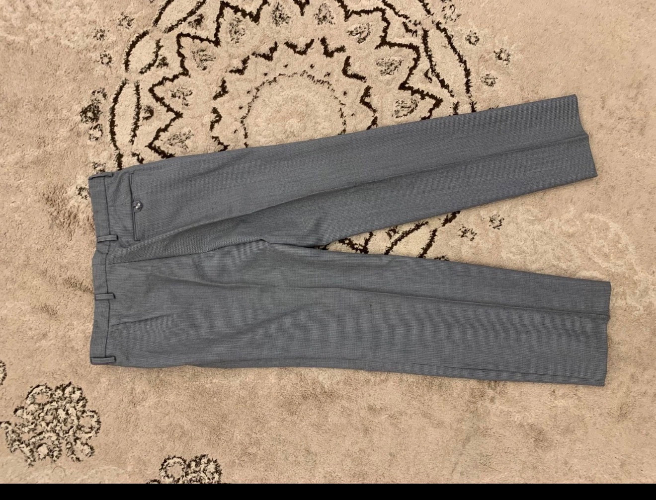 1970s Vintage worsted wool gray 2 button classic rockabilly disco suit 38R 38L