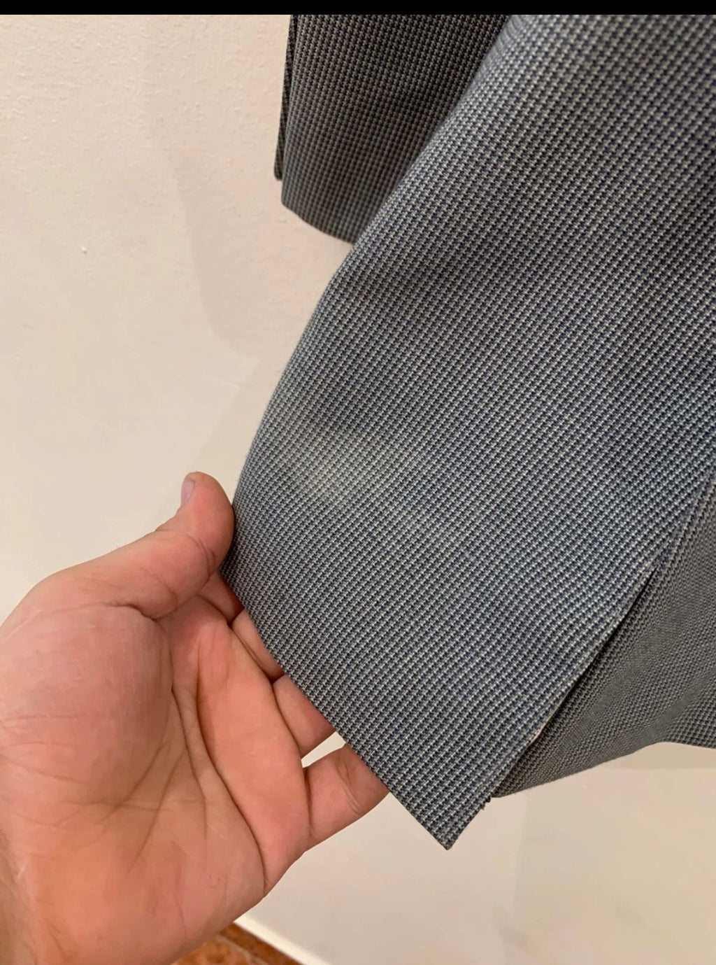 1970s Vintage worsted wool gray 2 button classic rockabilly disco suit 38R 38L