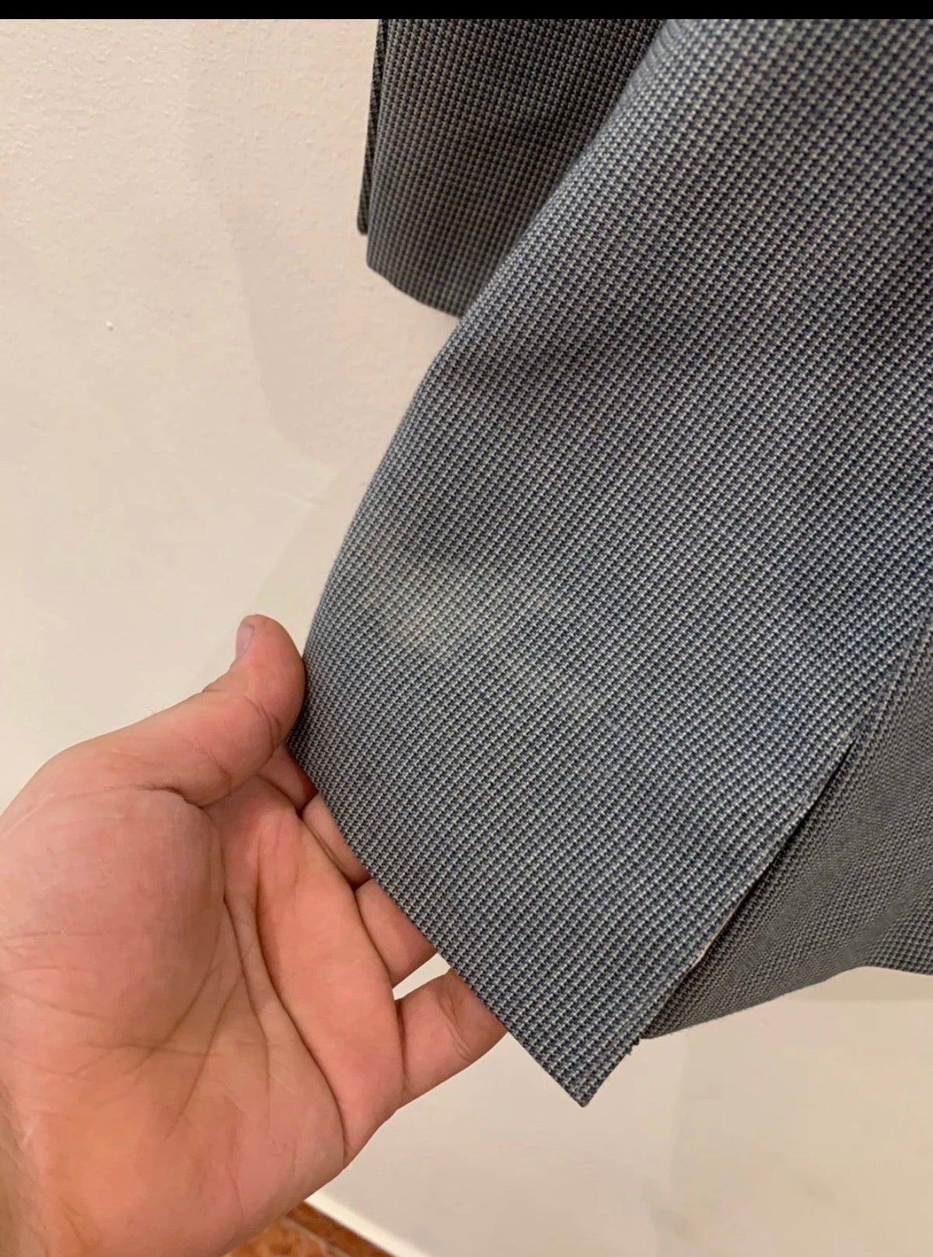1970s Vintage worsted wool gray 2 button classic rockabilly disco suit 38R 38L