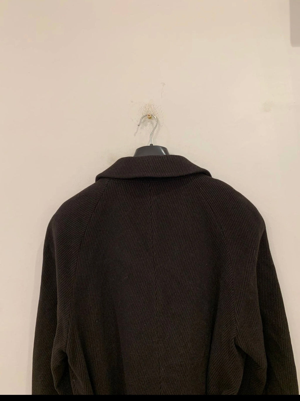 Vintage Mario Valente Wool Cashmere blend belted brown raglan over coat 46R XL